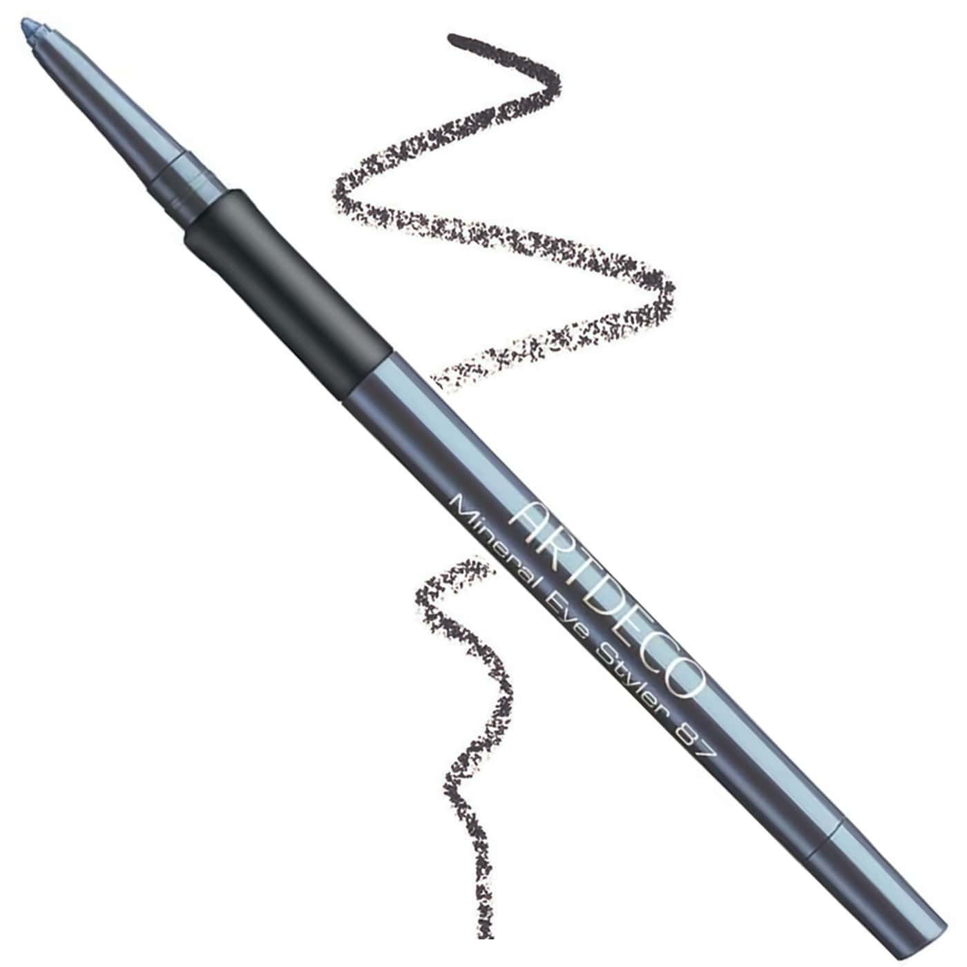 Artdeco Mineral Eye Styler Nr.87 Dark Blue – Marinblå eyeliner med smudge-proof formula och integrerad pennvässare 