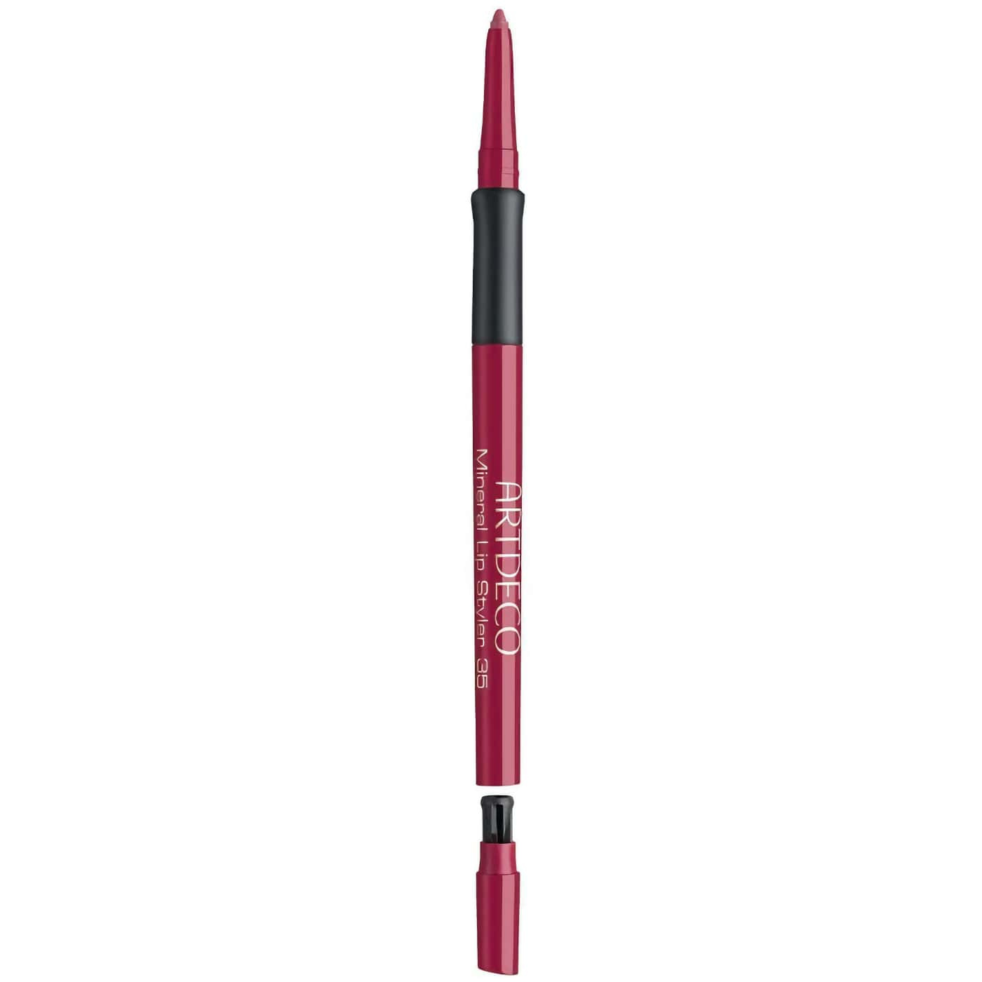 Artdeco Mineral Lip Styler Nr. 35 Rose Red – Läppenna i bärig rosaton med hallonröd nyans för definierade och fylliga läppar