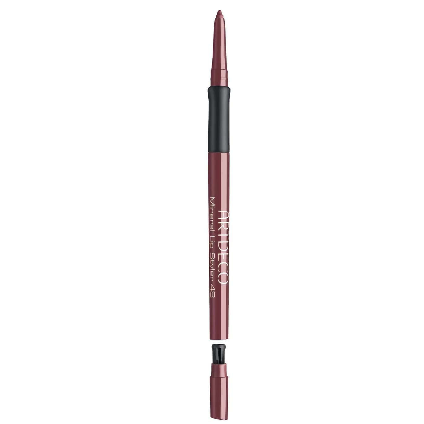Artdeco Mineral Lip Styler Nr. 48 Black Cherry Queen – Läppenna i mörk bärnyans med vinröd ton för fylliga och definierade läppar