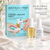 CND Keratin Nail Repair Treatment nagelvårdskit CND Keratin Nail Repair Treatment – nagelvårdskit med SolarOil och RescueRxx för torra och sköra naglar