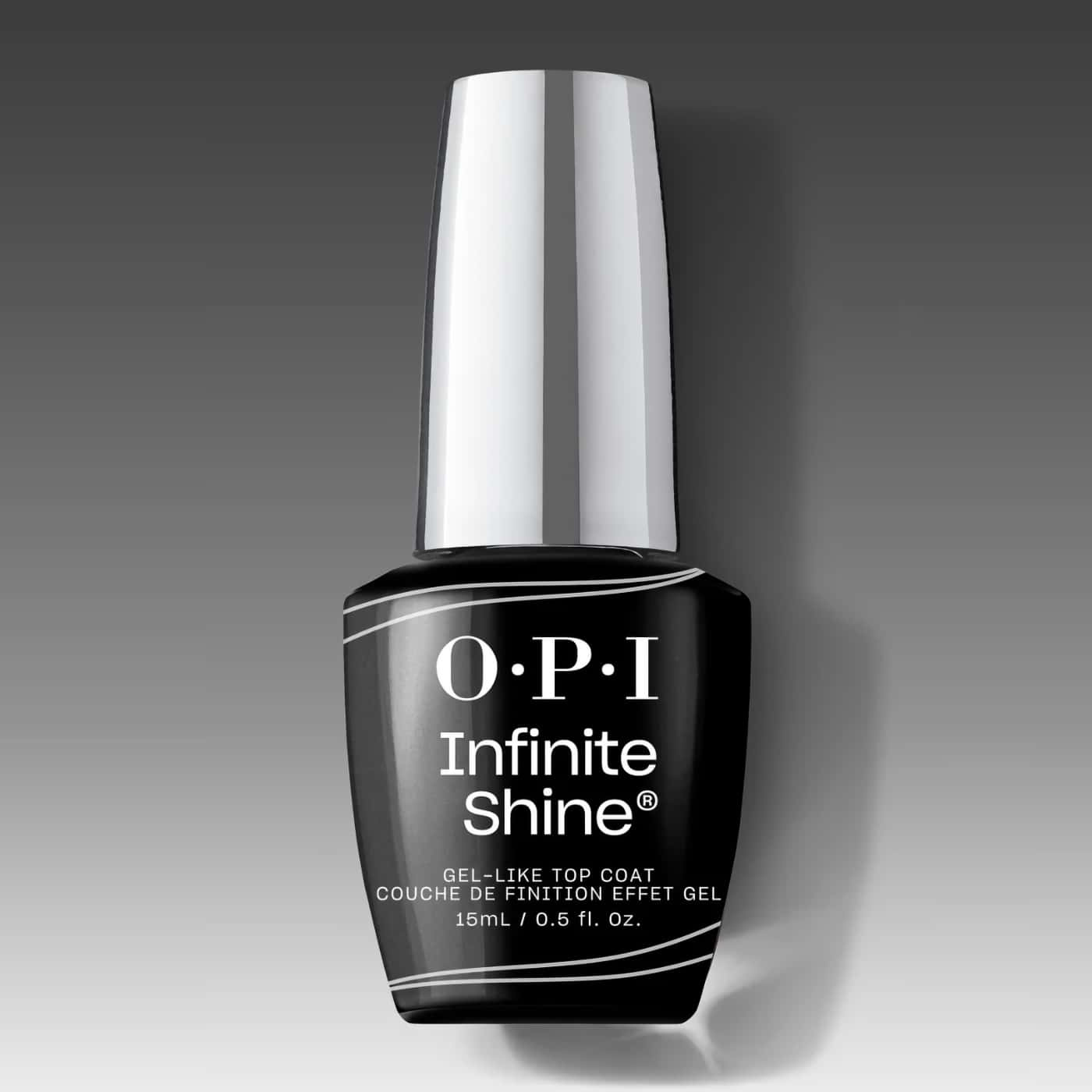 OPI Infinite Shine Gel-Like Top Coat – Gelliknande topplack med hög glans och lång hållbarhet – Veganskt nagellacksskydd