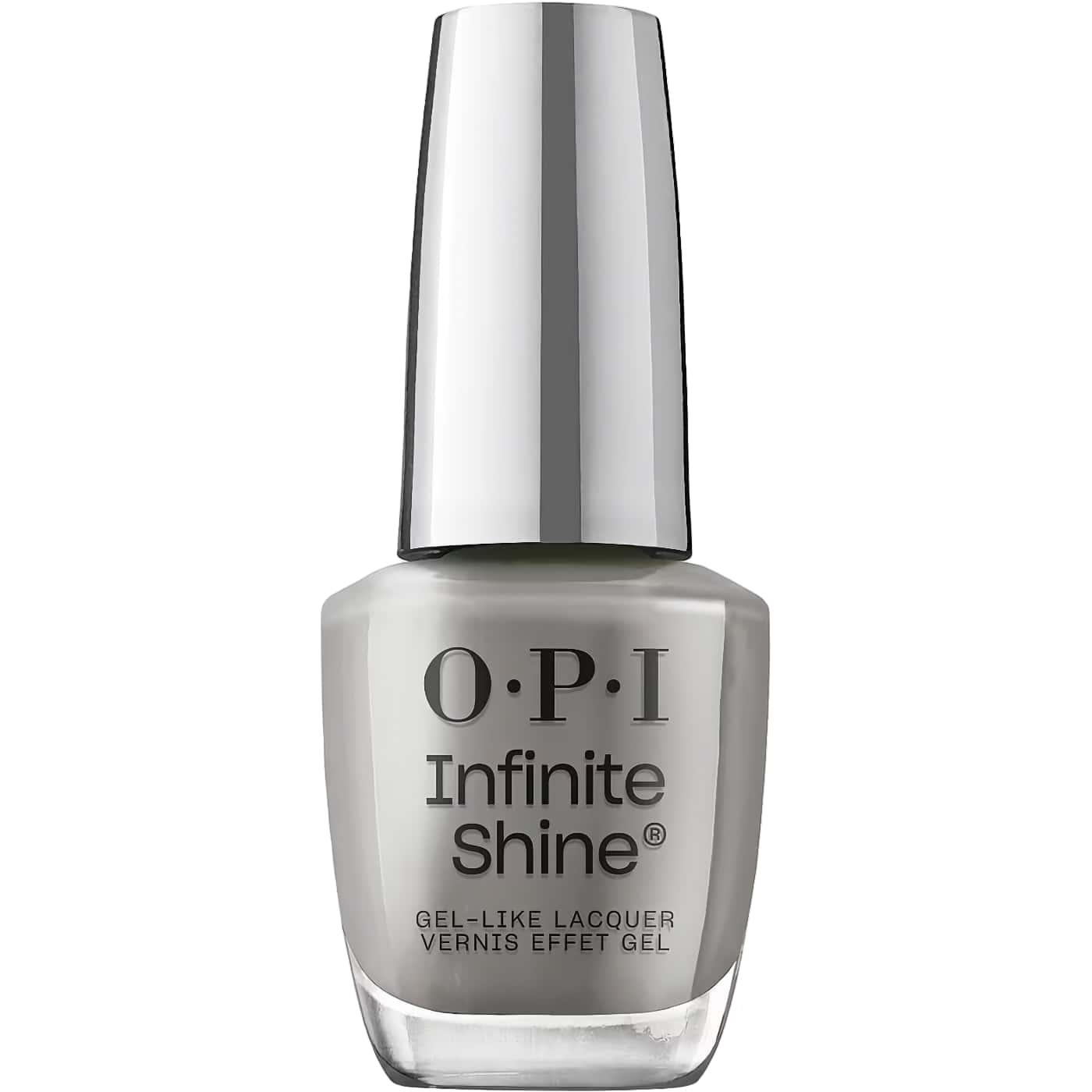 OPI Infinite Shine Steel Waters Run Deep - djup stålgrå nyans med krämig finish för en elegant och sofistikerad look