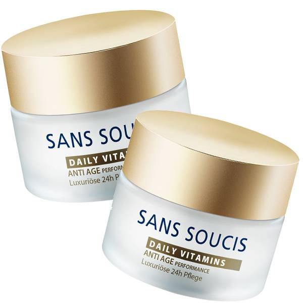 Sans Soucis Daily Vitamins Anti-Age Performance Luxurious 24h Care -Dubbel-Pack-