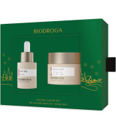 Biodroga Golden Caviar Set – lyxig vård för torr hud Biodroga Golden Caviar Set – Dry Skin återfuktande anti-age hudvård för torr och mogen hud med kaviarextrakt.