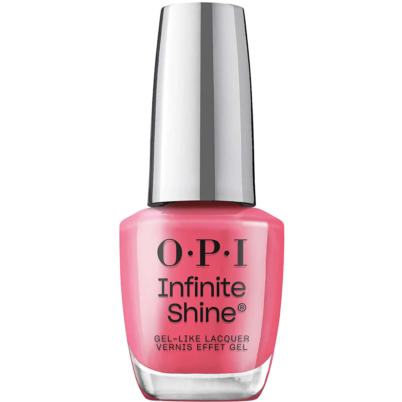 OPI Infinite Shine Strawberry Margarita - Långvarigt rosa nagellack - Perfekt för glansig manikyr och pedikyr - Frisk rosa färg