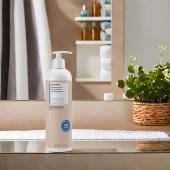 Biodroga Milky Cleanser XXL | Mild rengöring ansikte Biodroga Milky Cleanser XXL | Ansiktsrengöring med panthenol och lakritsrot | För torr och känslig hud