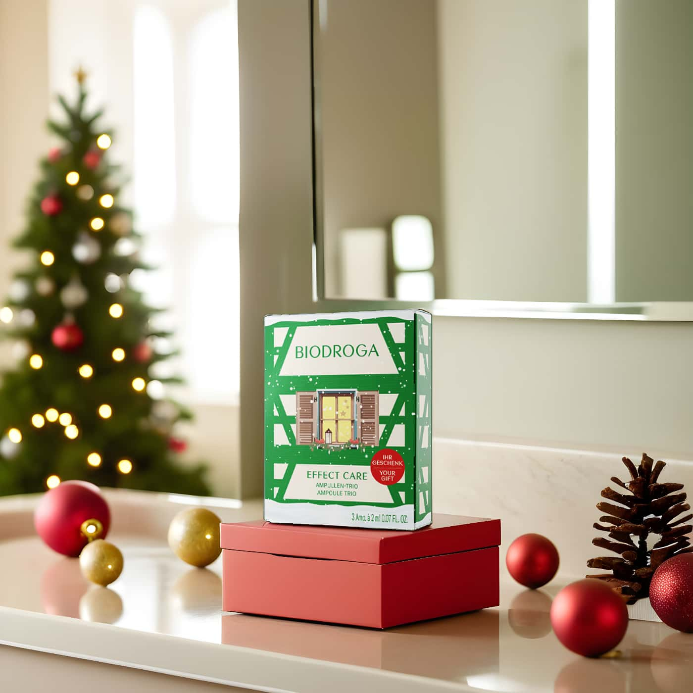 Biodroga Effect Care Ampulle Trio Set – Intensiv återfuktning, jämn hudton och förbättrad elasticitet för alla hudtyper