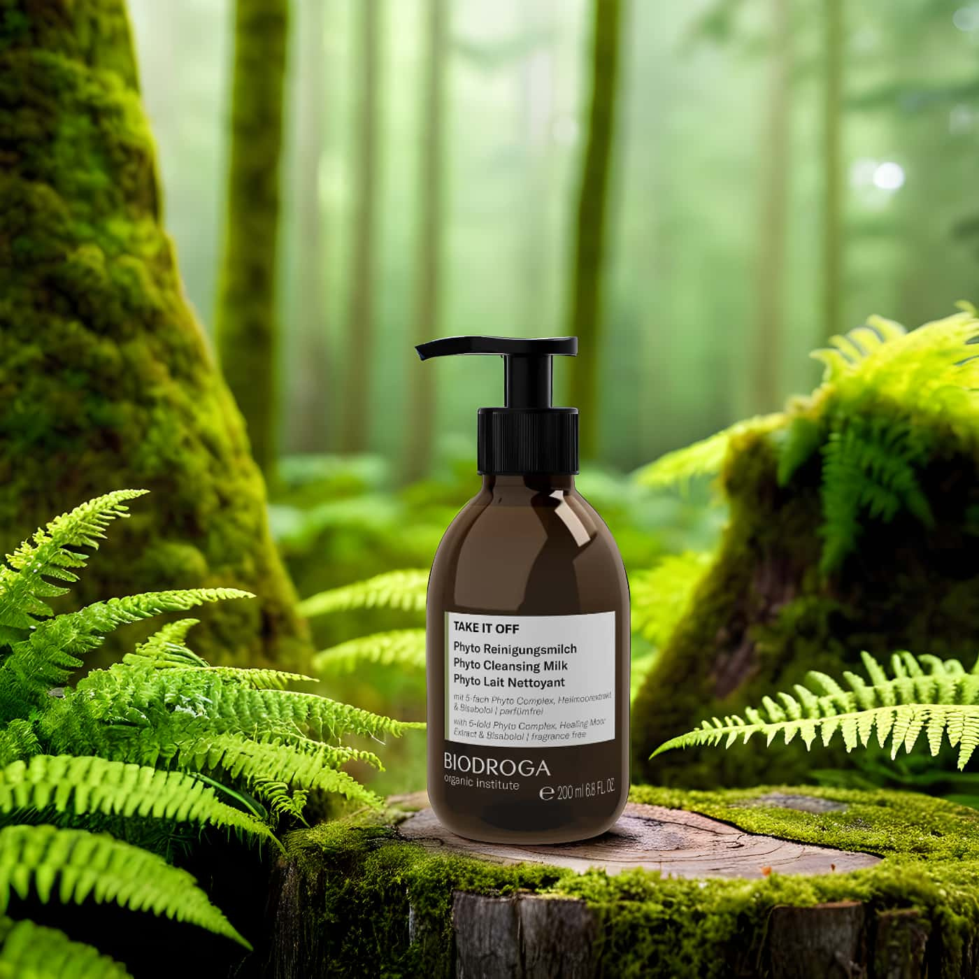 Biodroga Take It Off Phyto Cleansing Milk – Vegansk ekologisk rengöringsmjölk som lugnar, återfuktar och stärker huden