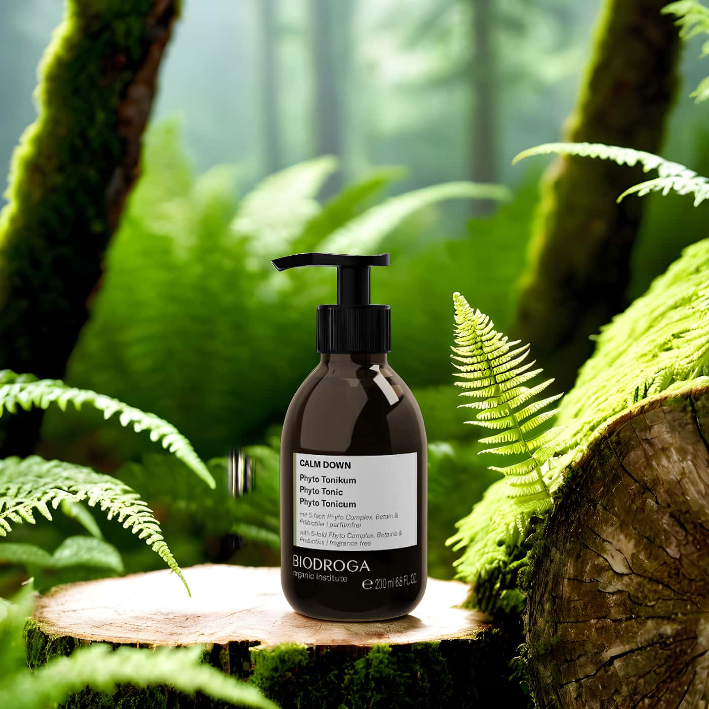 Biodroga Calm Down Phyto Tonic – Ekologiskt och veganskt ansiktsvatten som lugnar, balanserar och stärker hudens mikrobiom