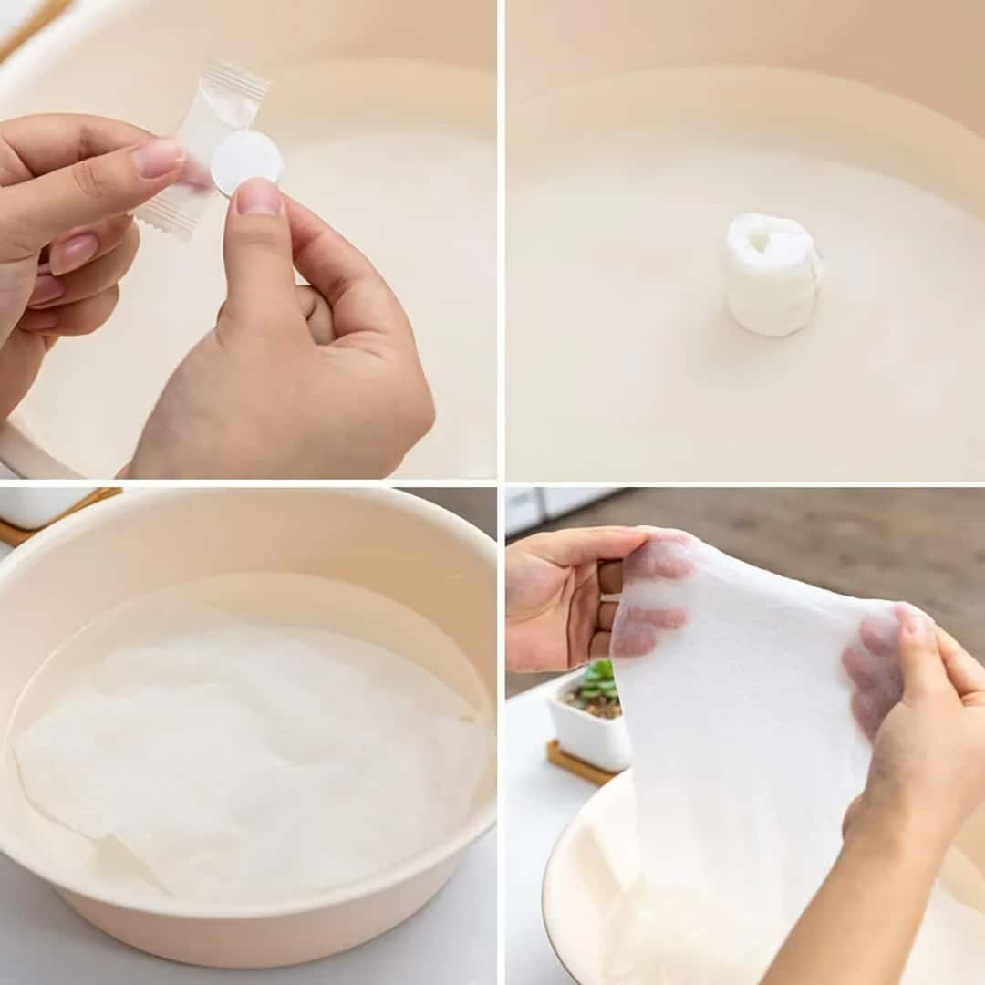 Kalahari Eco Disposable Compress Towel - 20 pack