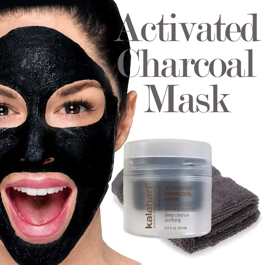 Kalahari-Activated Charcoal-Ansiktsmask