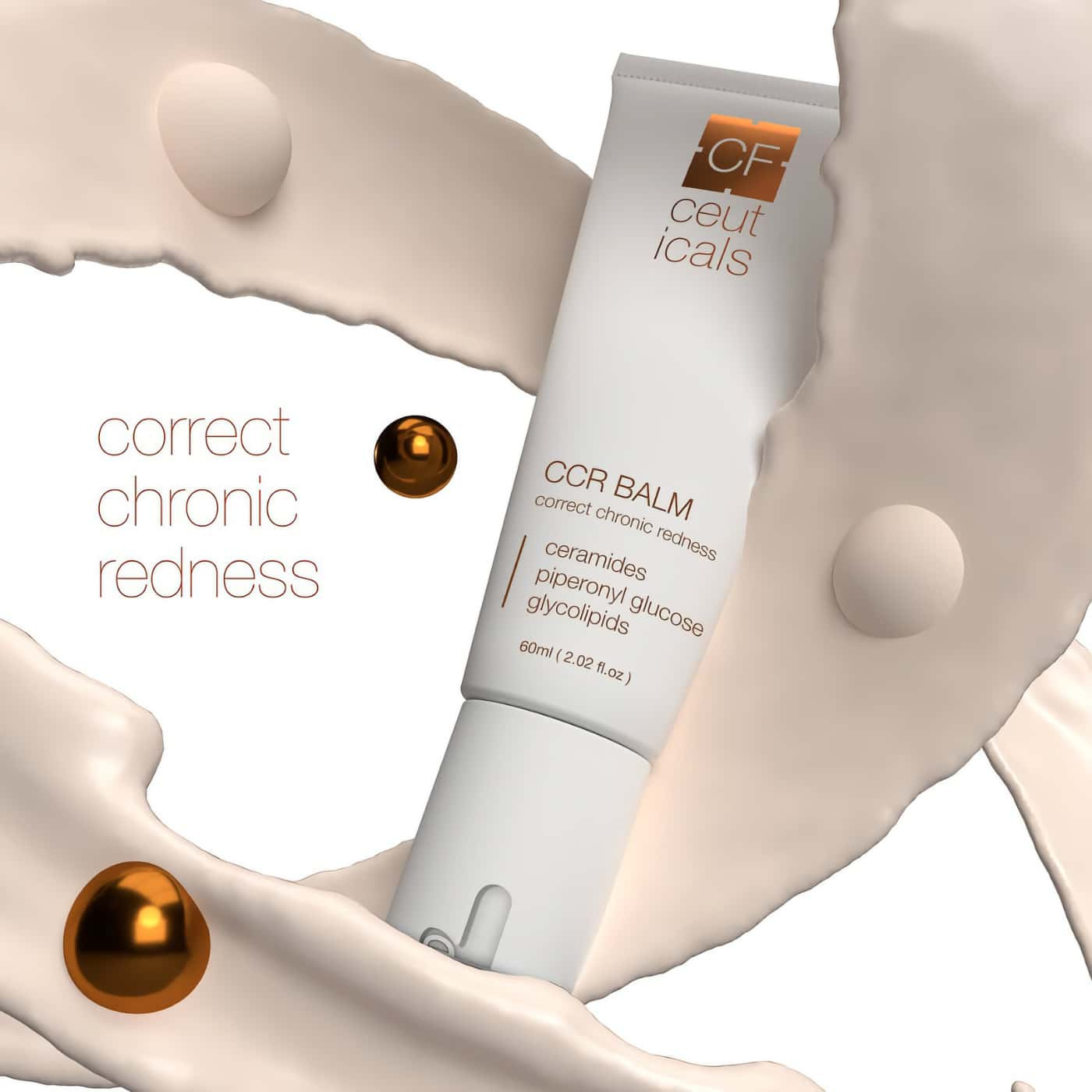 Kalahari CF Ceuticals CCR Balm – Multifunktionell balm som lugnar rodnad och stärker hudbarriären – För känslig hud