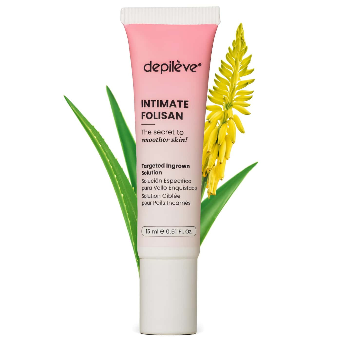 Depilève Intimate Folisan Roll-on | mot inåtväxande hårstrån | lugnar känslig hud efter rakning eller vaxning