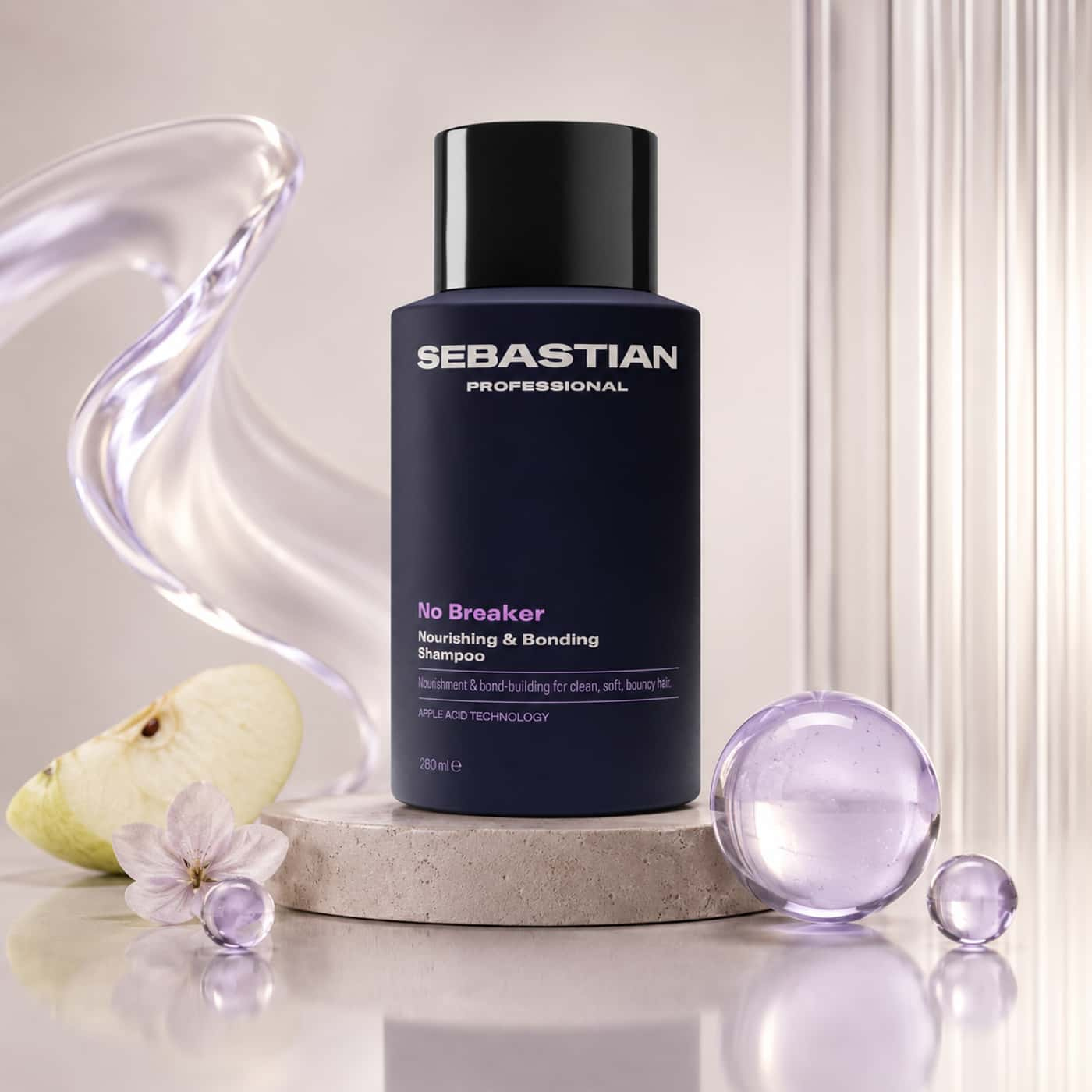 Sebastian Professional No Breaker Nourishing & Bonding Shampoo 280 ml för skört, stressat och skadat hår