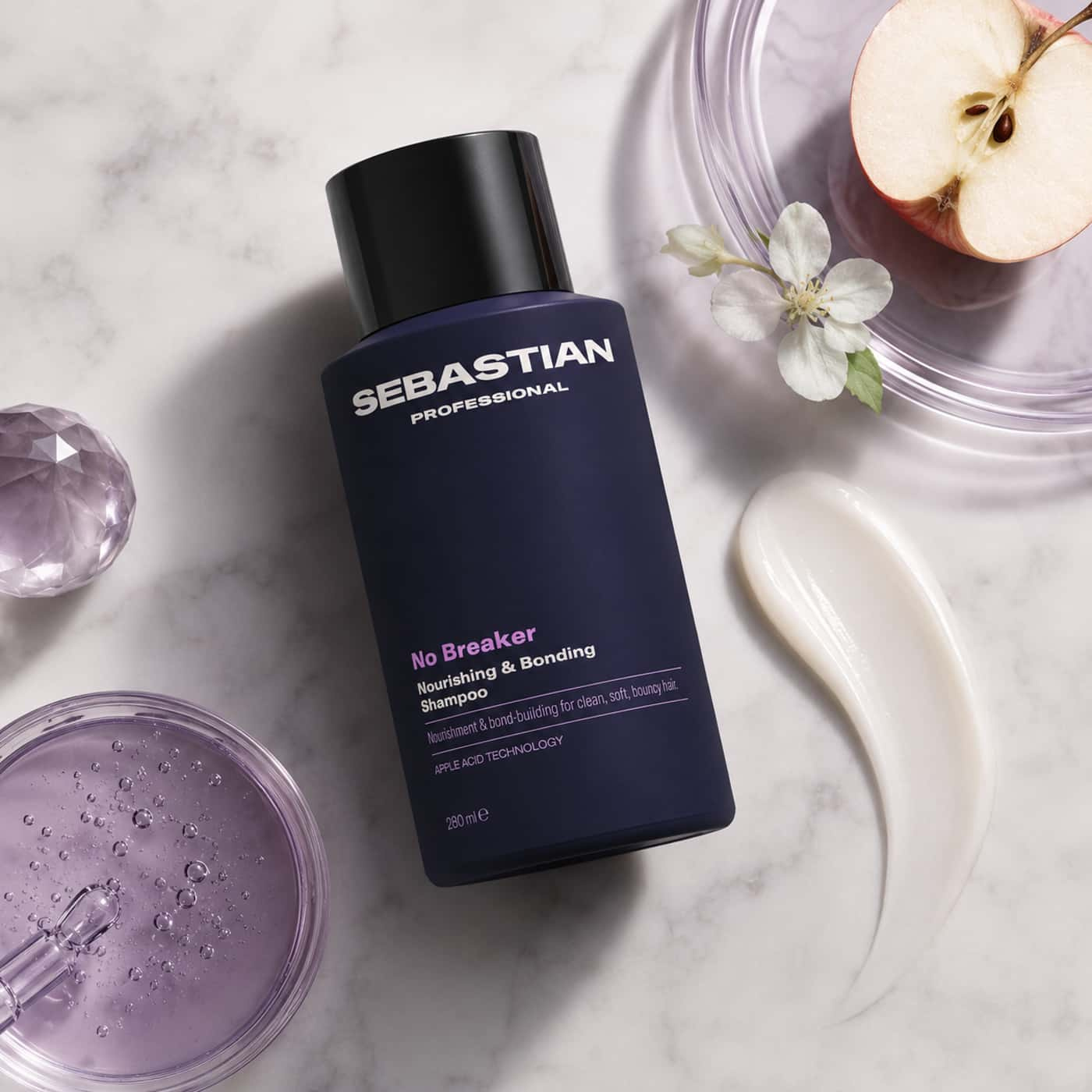 Sebastian Professional No Breaker Nourishing & Bonding Shampoo 280 ml för skört, stressat och skadat hår
