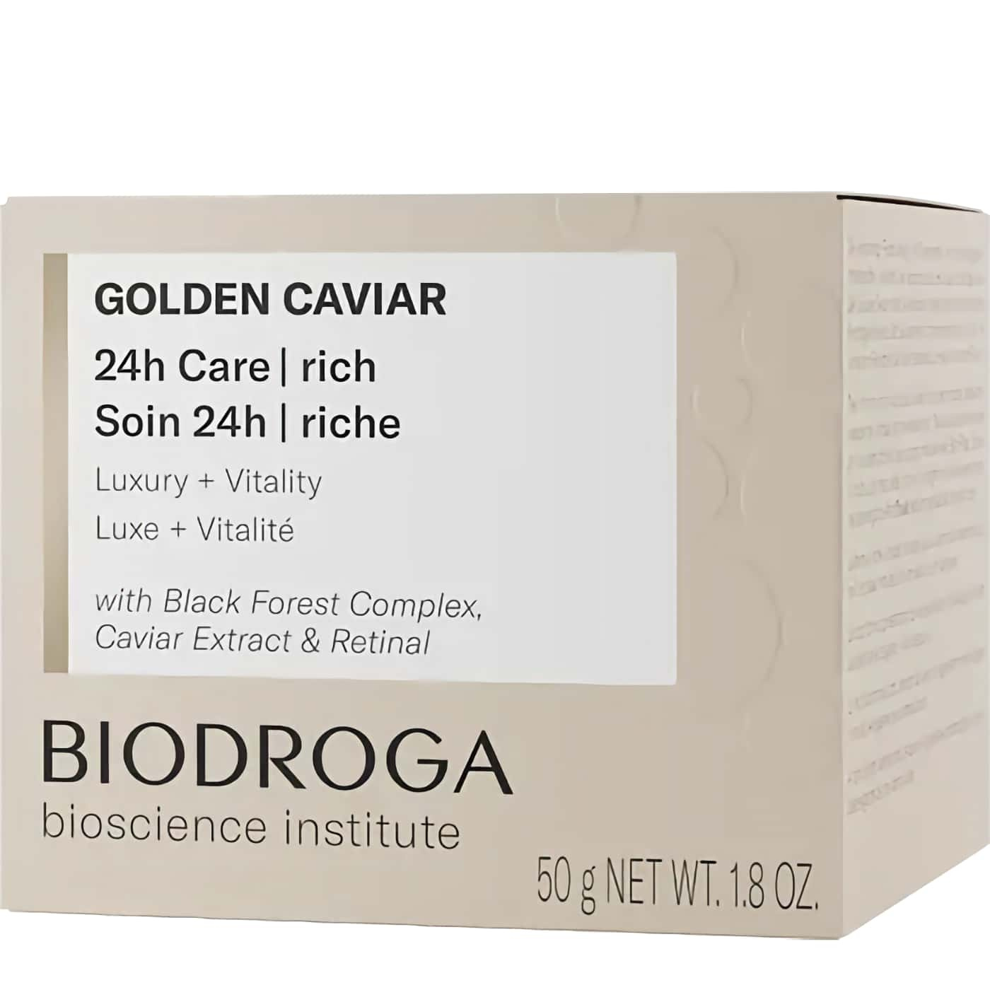 Biodroga Golden Caviar 24h Care | Rik Ansiktskräm-Lyxig Återfuktning