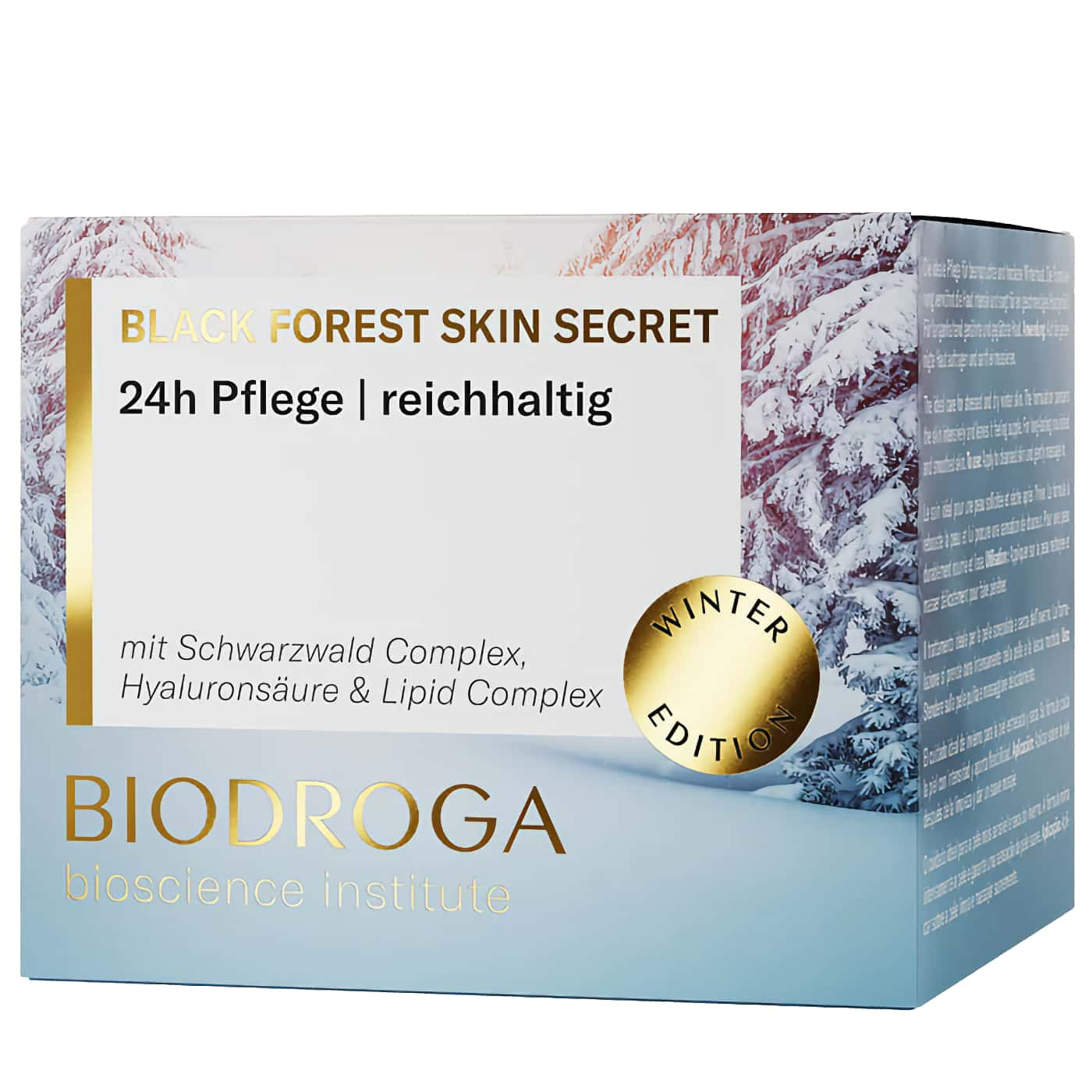 Biodroga Black Forest Skin Secret 24h Care | Rich – intensiv återfuktning och skydd mot kyla och torr luft 