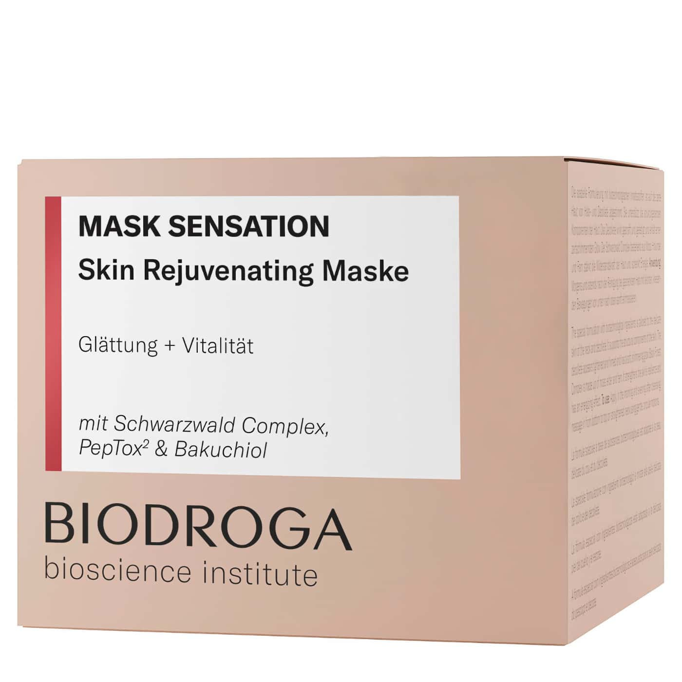 Biodroga Skin Rejuvenating Mask återfuktande ansiktsmask som ger huden lyster och mjuk hudkänsla
