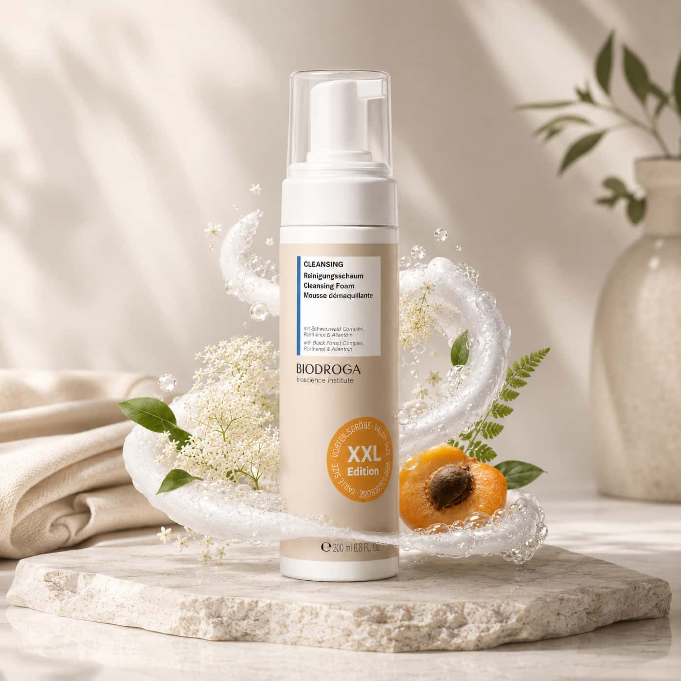 Biodroga Cleansing Foam XXL skummande ansiktsrengöring för mild daglig rengöring
