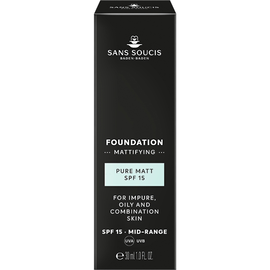 Sans Soucis Foundation Pure Matt SPF 15 Nr:10 Light Beige