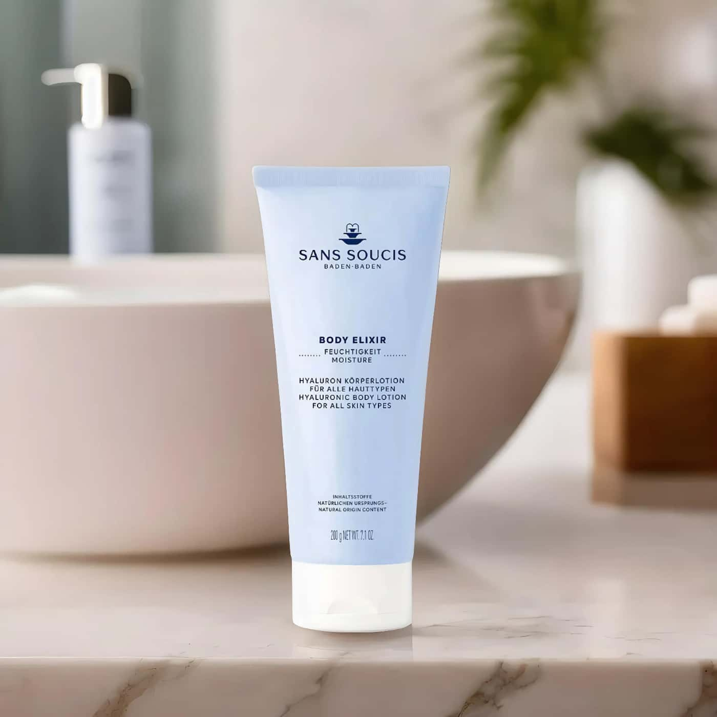 Sans-Soucis-Body-Elixir-Hyaluronsyra-Lotion | Fuktgivande | Alla hudtyper