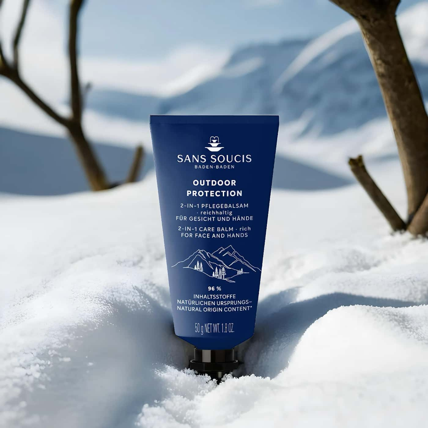 Sans Soucis Outdoor Protection 2-IN-1 Care Balm – skyddande och återfuktande för ansikte och händer i kallt klimat