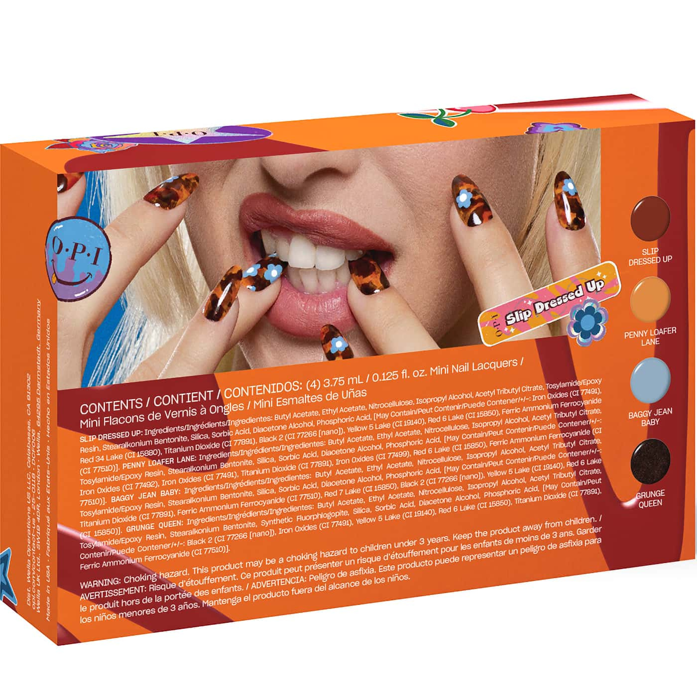 OPI What’s Your Mani-tude? 4-pack Mini nagellack | set med trendiga färger för vardag, resa och present