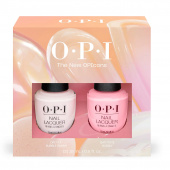 OPI The New OPIcons Duo rosa nagellack OPI The New OPIcons Duo med OPI’m a Bubble Bunny och Bathtime Bubbly i rosa nude toner