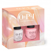 OPI The New OPIcons Duo rosa nagellack OPI The New OPIcons Duo med OPI’m a Bubble Bunny och Bathtime Bubbly i rosa nude toner
