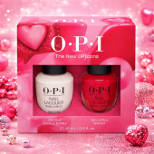 OPI Duo Nagellack Bubble Bunny & Big Apple Energy set OPI Duo Nagellack Bubble Bunny & Big Apple Energy 2 x 15 ml duo nagellack med nude och röd shimmer