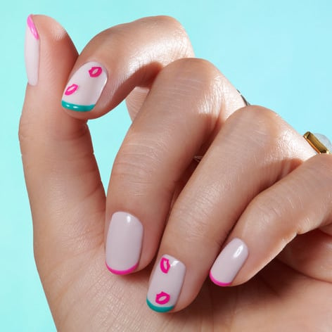 OPI Neon Festival French Nail Art