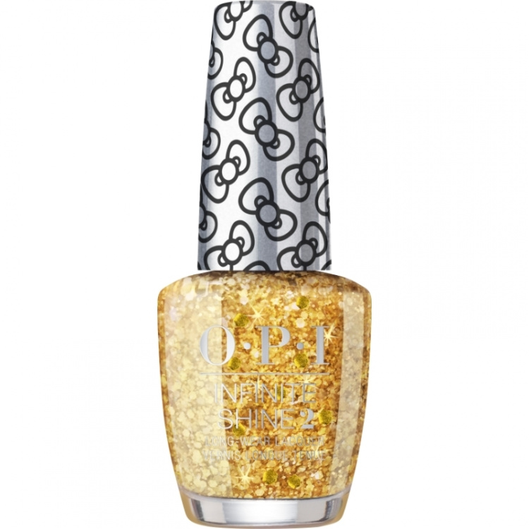 OPI Infinite Shine Hello Kitty Glitter All the Way