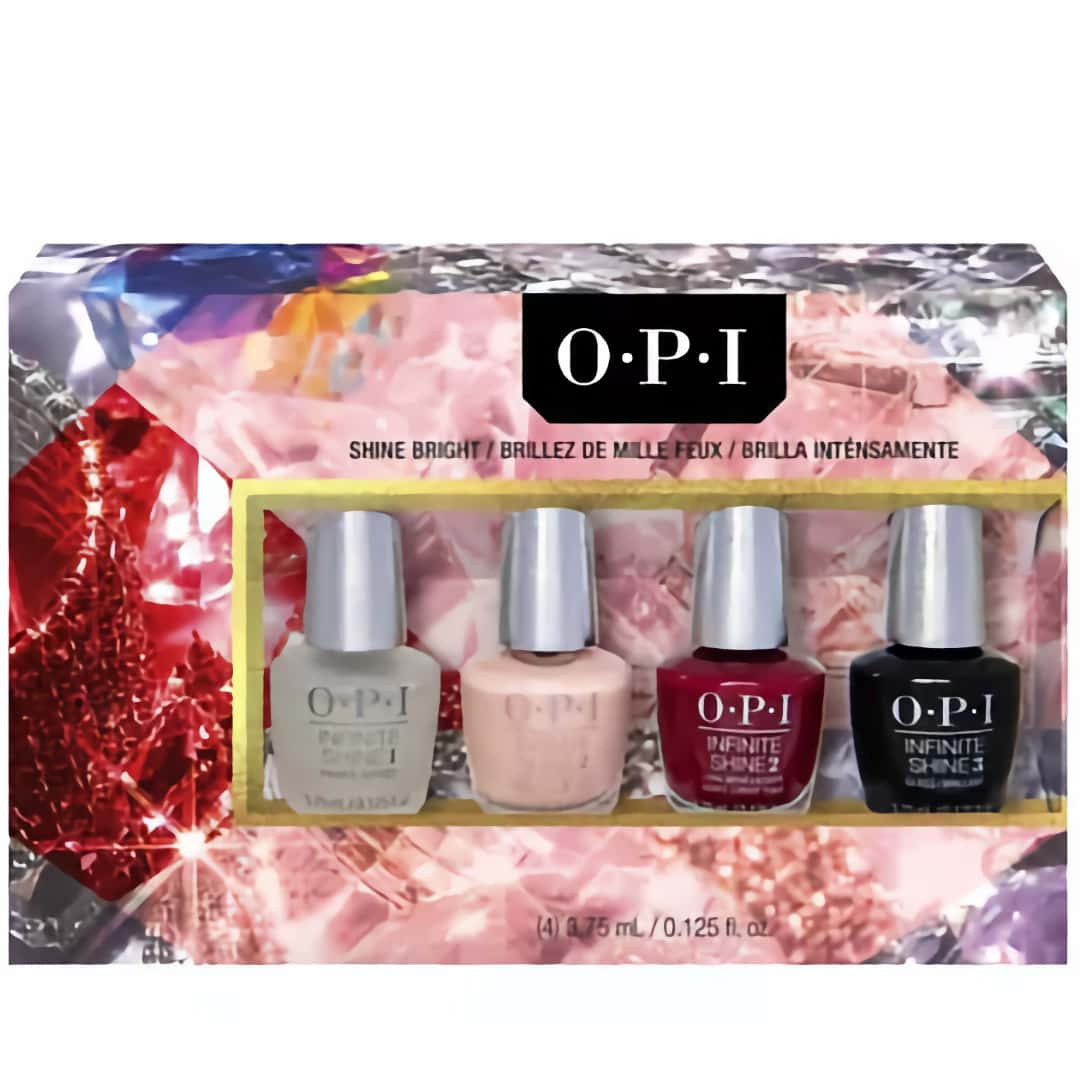 OPI Infinite Shine Tis The Season To Shine 4-pack Minis