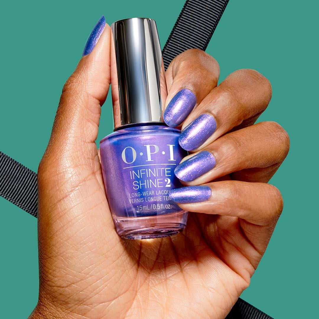 OPI-Infinite Shine-Terribly Nice-Shaking My Sugarplums