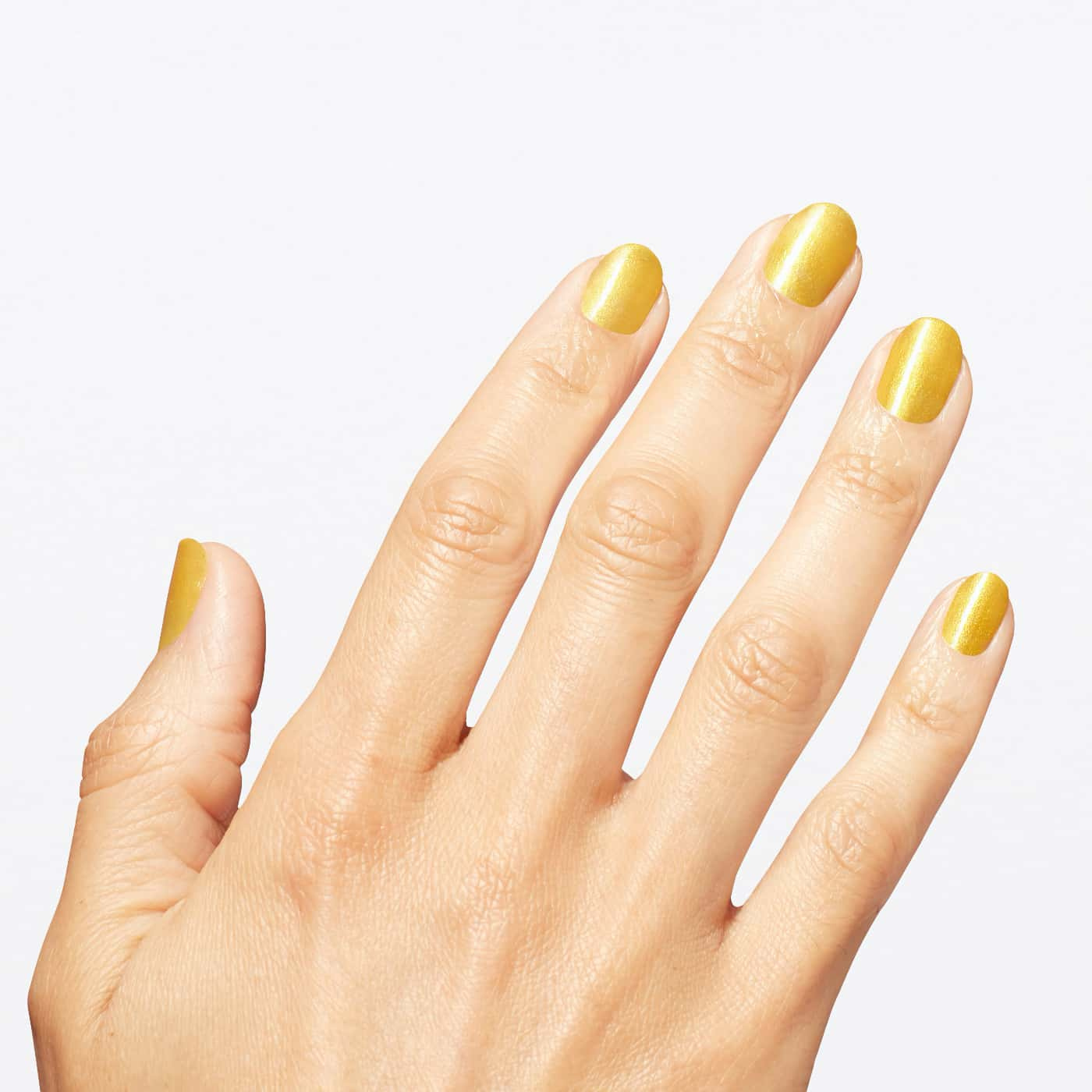 OPI Wicked Love You So Munchkin! - gul nyans med guldskimmer, perfekt för en solig och glittrande manikyr