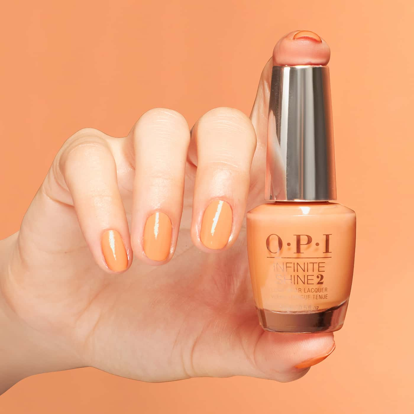 OPI-Infinite-Shine-Your-Way-24-Carrots | Långvarigt Nagellack i Klar Orange