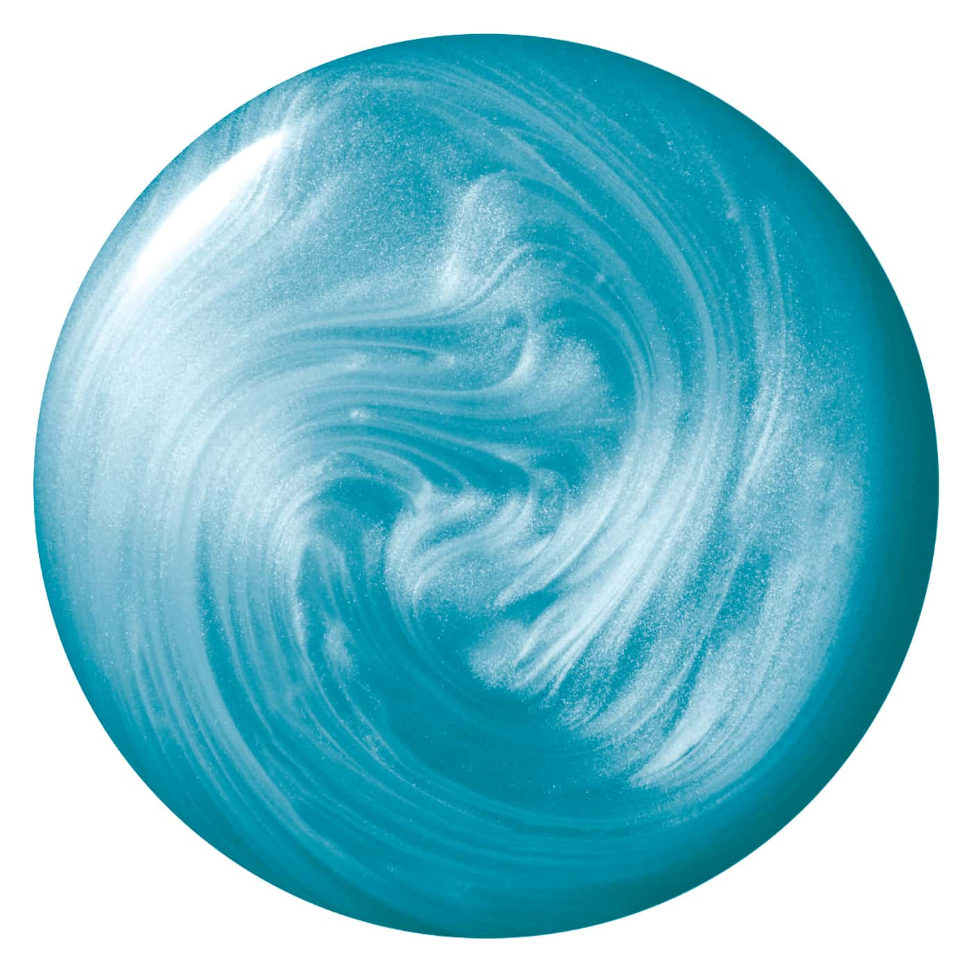 Nagellack i livfull turkosblå nyans med subtilt pärlemorsskimmer – OPI Infinite Shine MillenniYUM, för en fräsch och modern look.