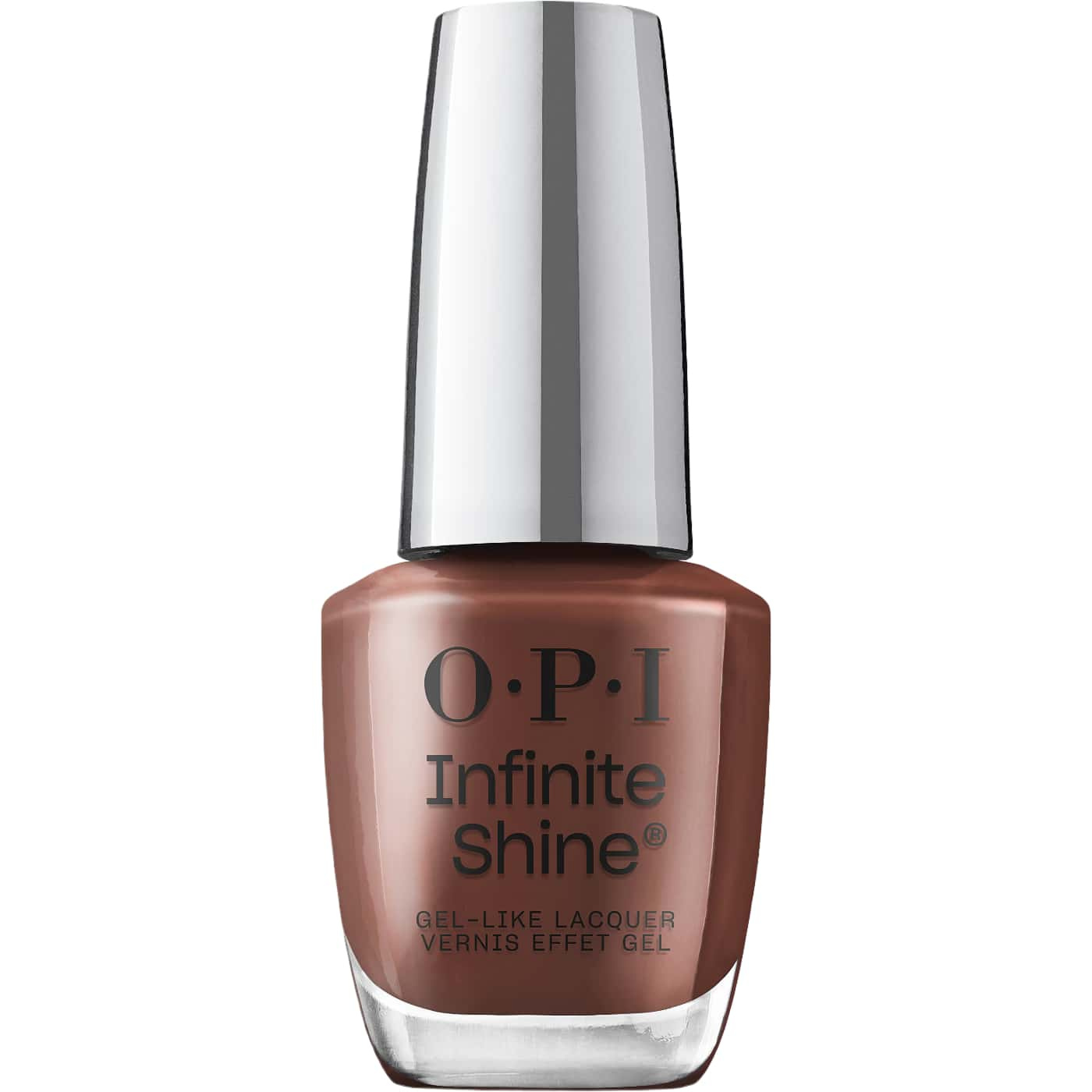 OPI Infinite Shine Lip Hot Liner nagellack | Mörk chokladbrun krämton, djärv och elegant