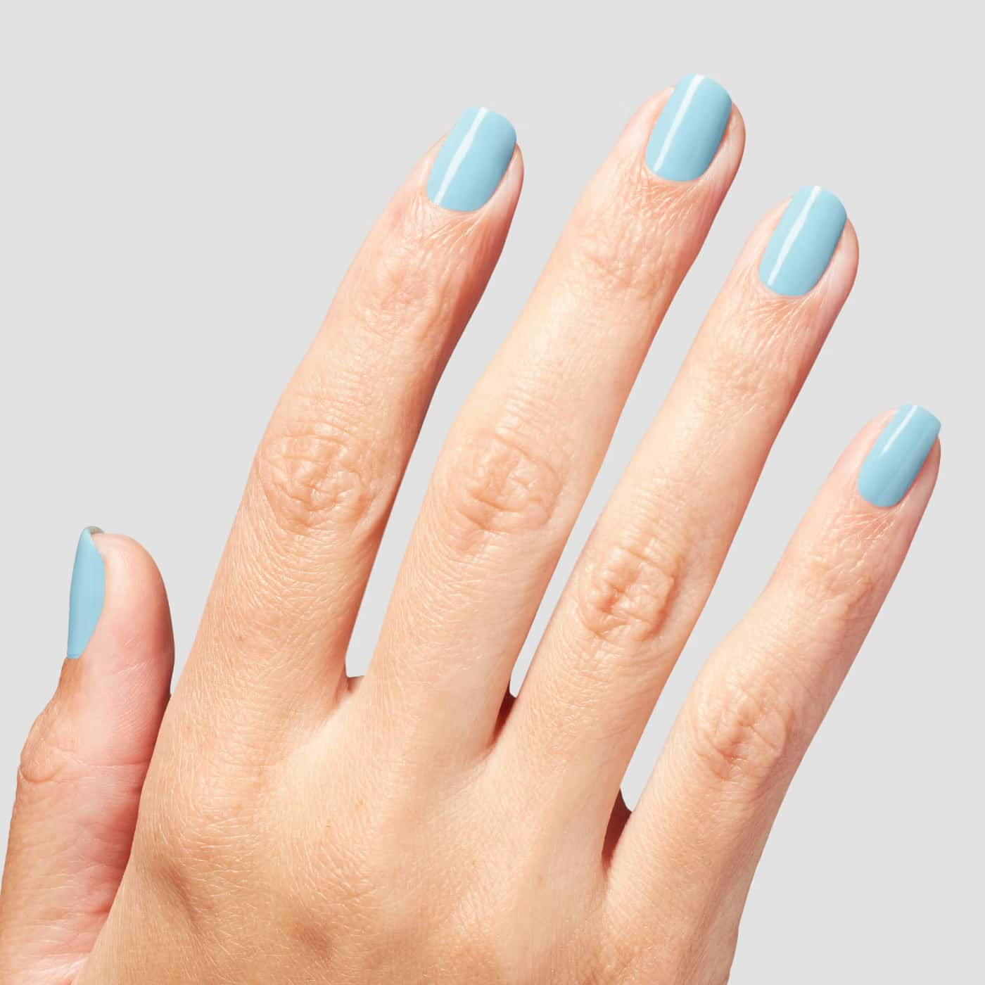 OPI Infinite Shine Totally Tu-blue-ar nagellack | Turkosblå med mjuk grå underton och fräsch finish