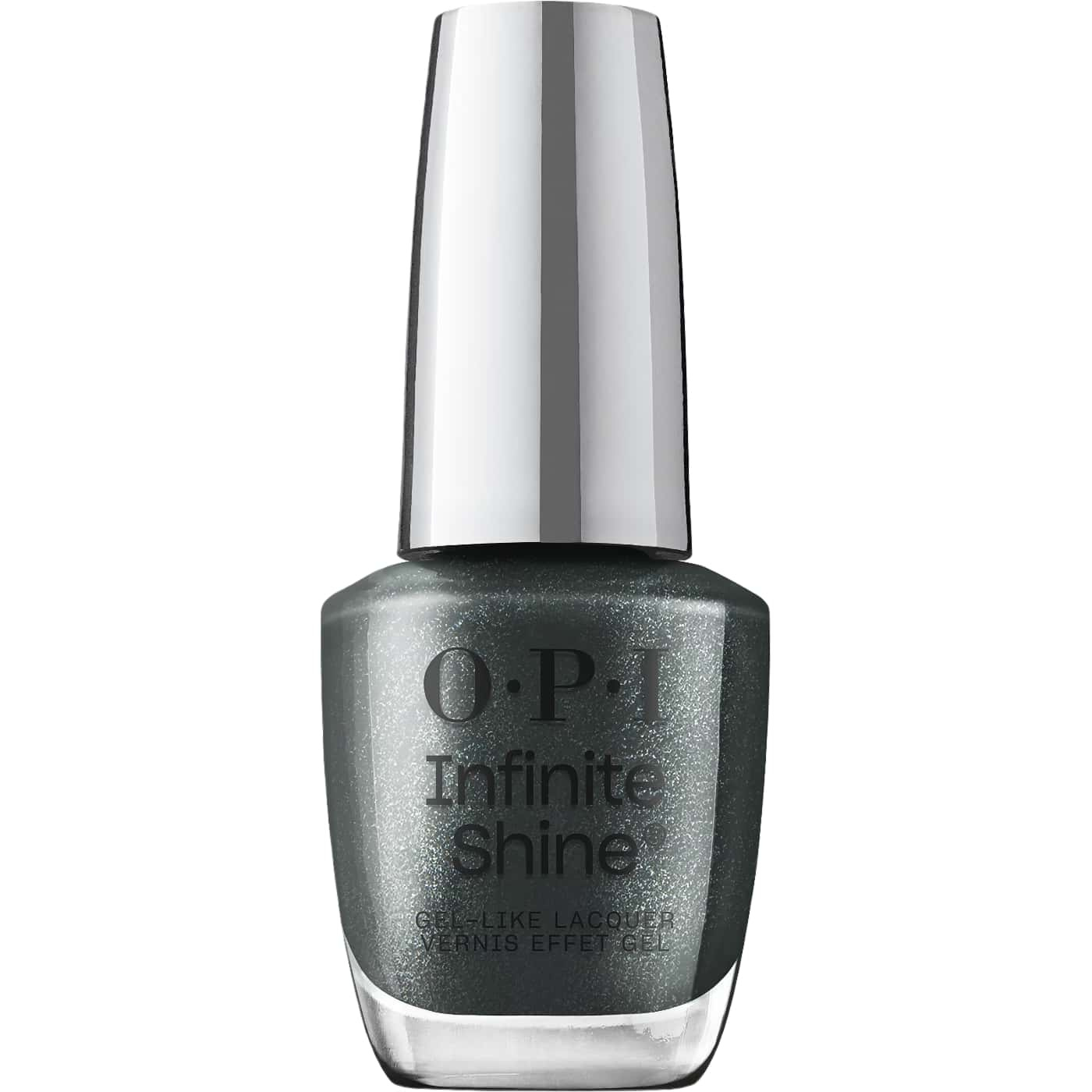 OPI Infinite Shine Get in Platform-ation nagellack grafitgrå metallisk elegans