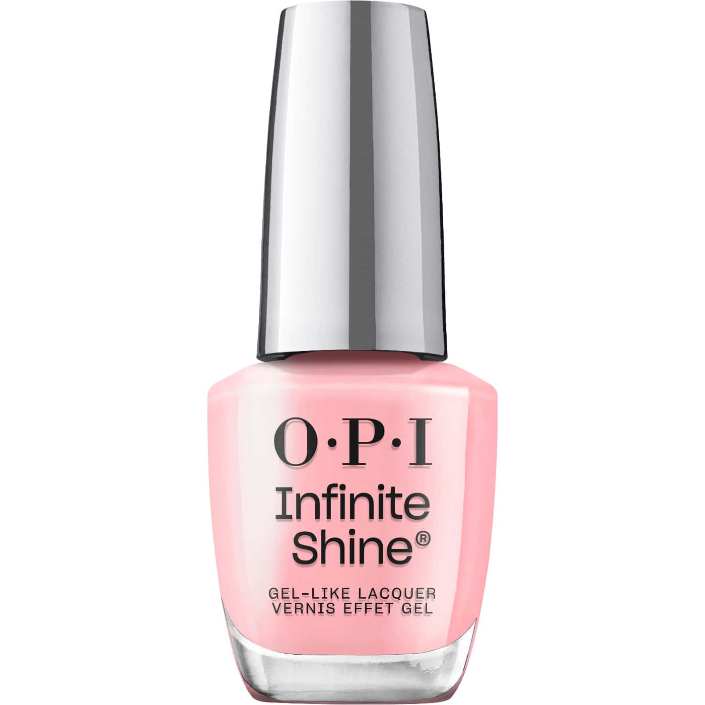 ljus rosa nagellack opi infinite shine passion-ista creme finish