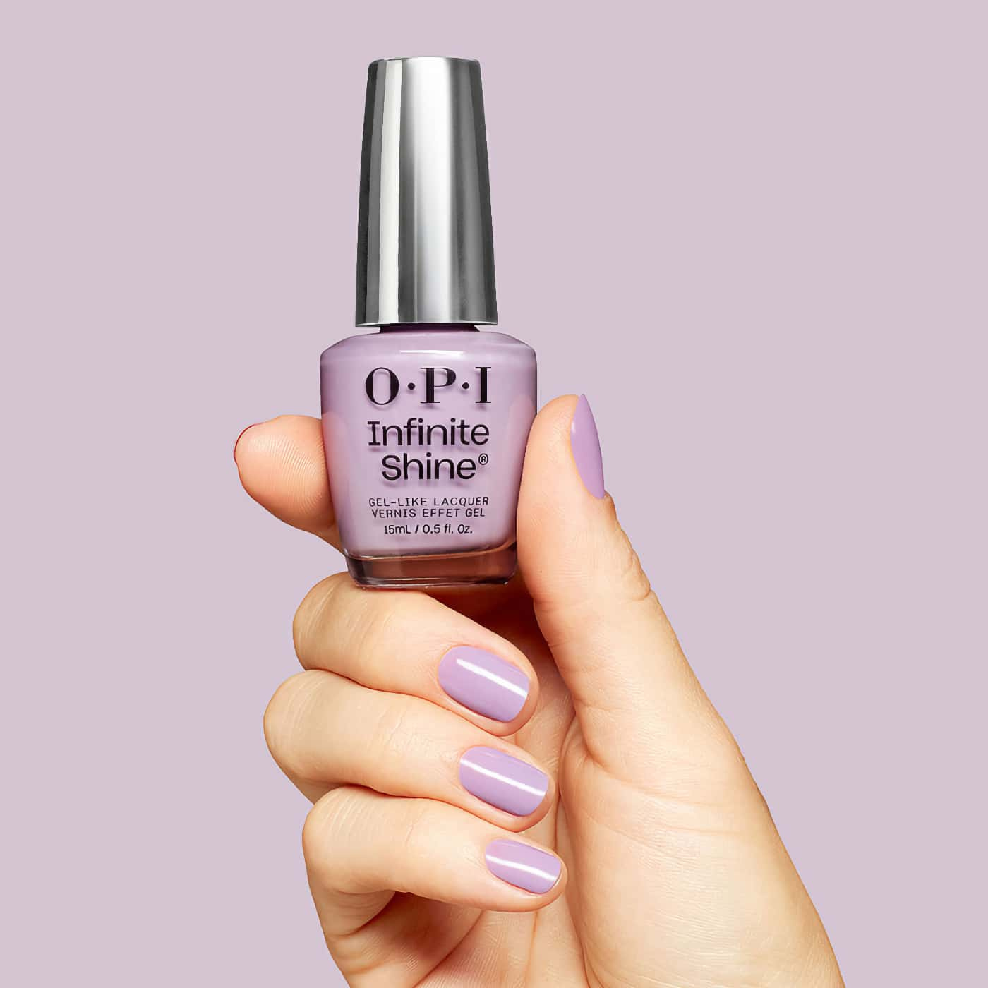 lila nagellack opi infinite shine whats not to lilac creme finish
