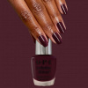 Mrs. O’Leary’s BBQ – mörkt vinrött nagellack mörkt vinrött opi infinite shine mrs. o’leary’s bbq nagellack med cremefinish