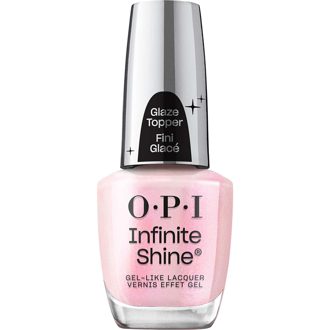 rosa opi infinite shine donut disturb glaze topper med shimmerfinish