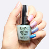 Moon Gleam – kall pärlblå finish pärlblå opi infinite shine moon gleam glaze topper med shimmer