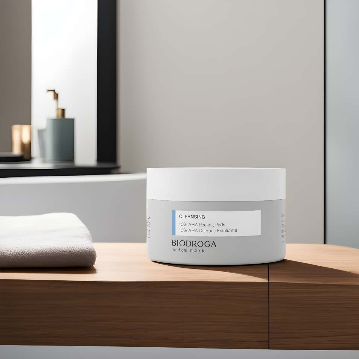 Effektiv hudvård - Biodroga 10% AHA Peeling Pads - Reducerar linjer och rynkor