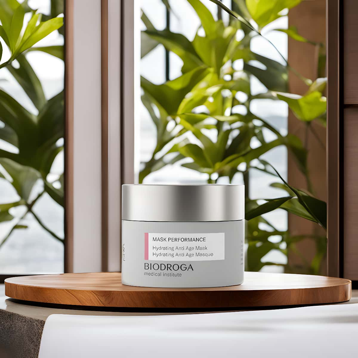 Biodroga Anti-Age Mask - Oligo-Hyaluronsyra & 5-Peptid för Återfuktning
