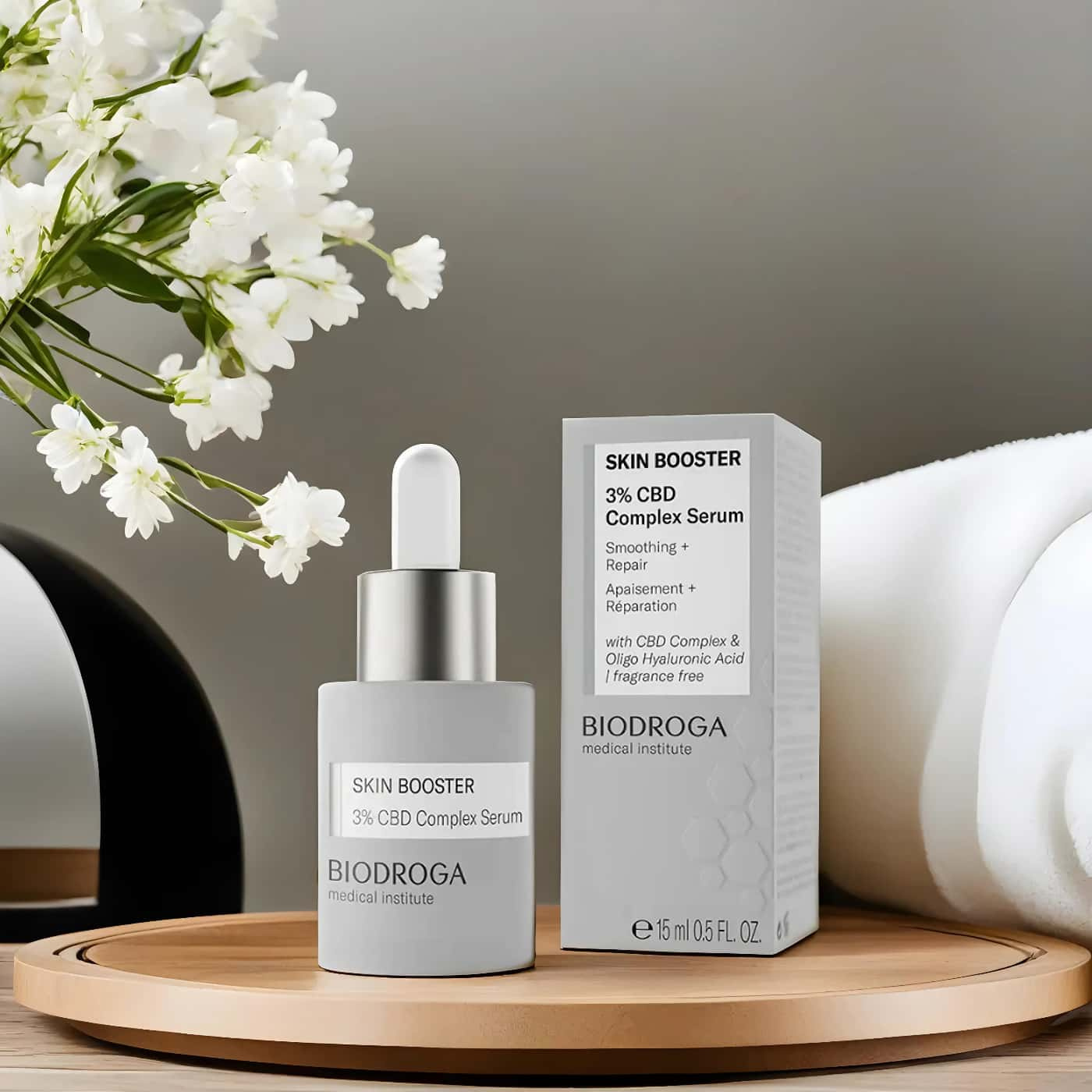 Biodroga Skin Booster 3% CBD Complex Serum-Lugnande Hudvård