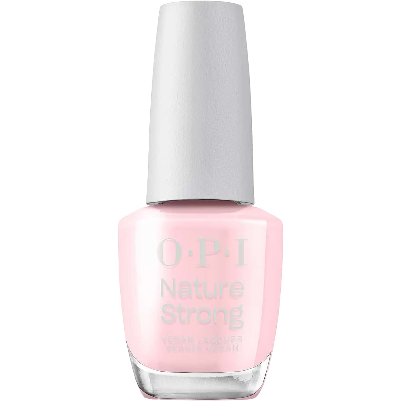 OPI Nature Strong Blossom Into Awesome nagellack | Babyrosa veganskt lack med delvis täckning och elegant glans