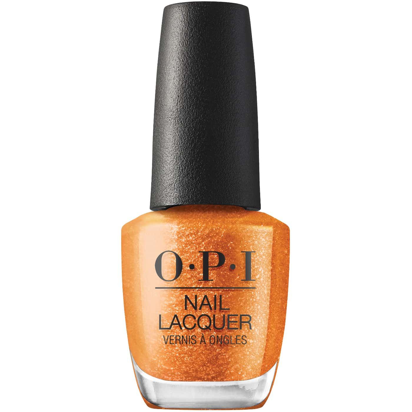 Orange-guldskimmer-nagellack | Solnedgångs-effekt | OPI gLITter